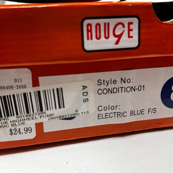 Sophisticated Blue Pointy Toe Suede Pumps! Size 8 4 inch heel. NWOT - Picture 7 of 9